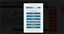 Desktop Screenshot of gecetix.de