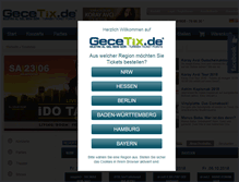 Tablet Screenshot of gecetix.de